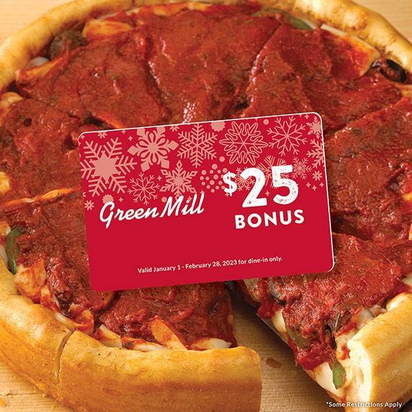 Features, Coupons, Deals, and Specials | Green Mill Restaurant &amp; Bar